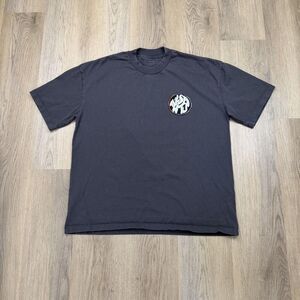 AllSaints Shirt Mens Medium Gray Pride 2023 Rainbow Graphic Crewneck Tee